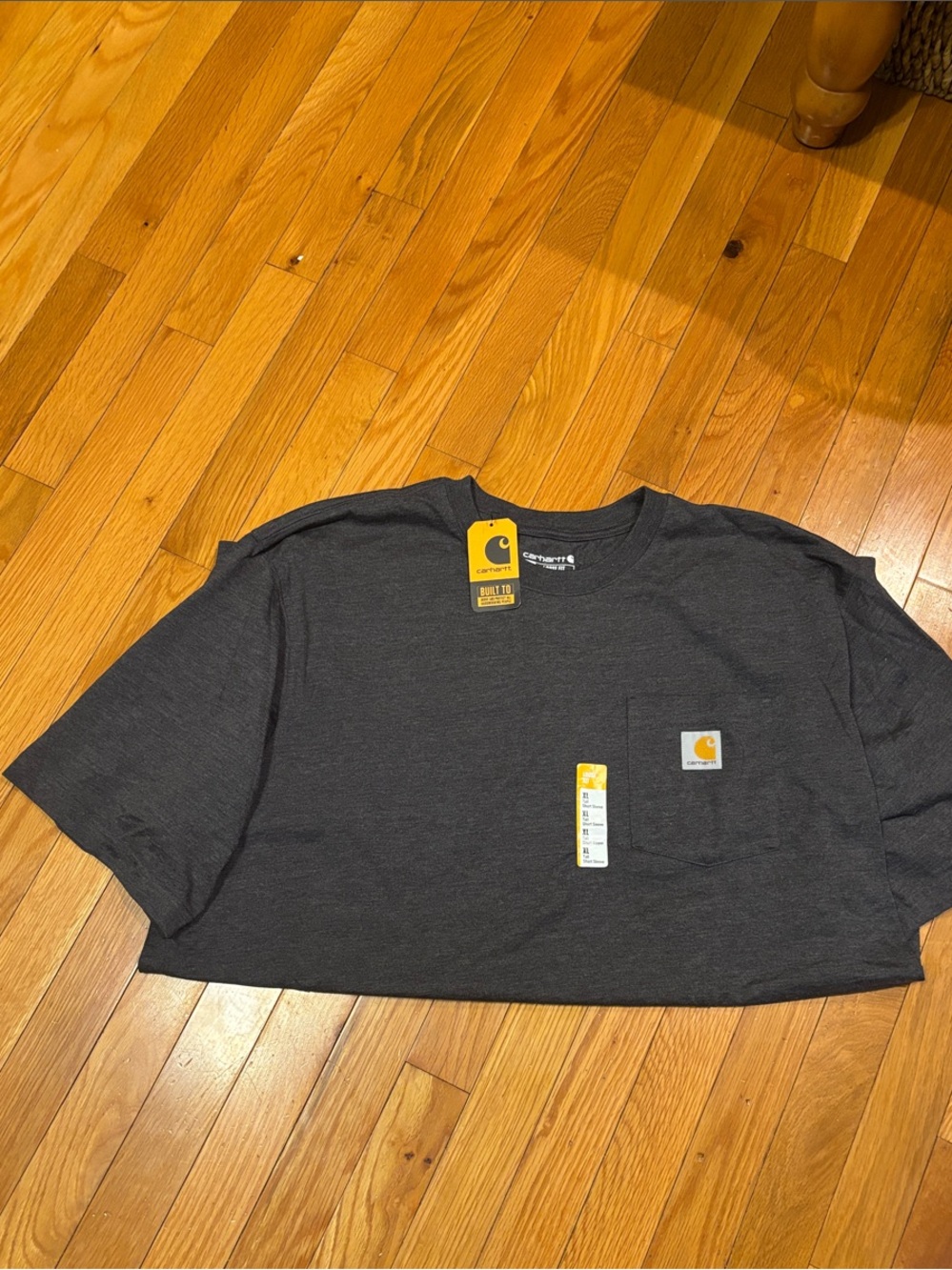 Carhartt Pocket Tee — Charcoal Gray